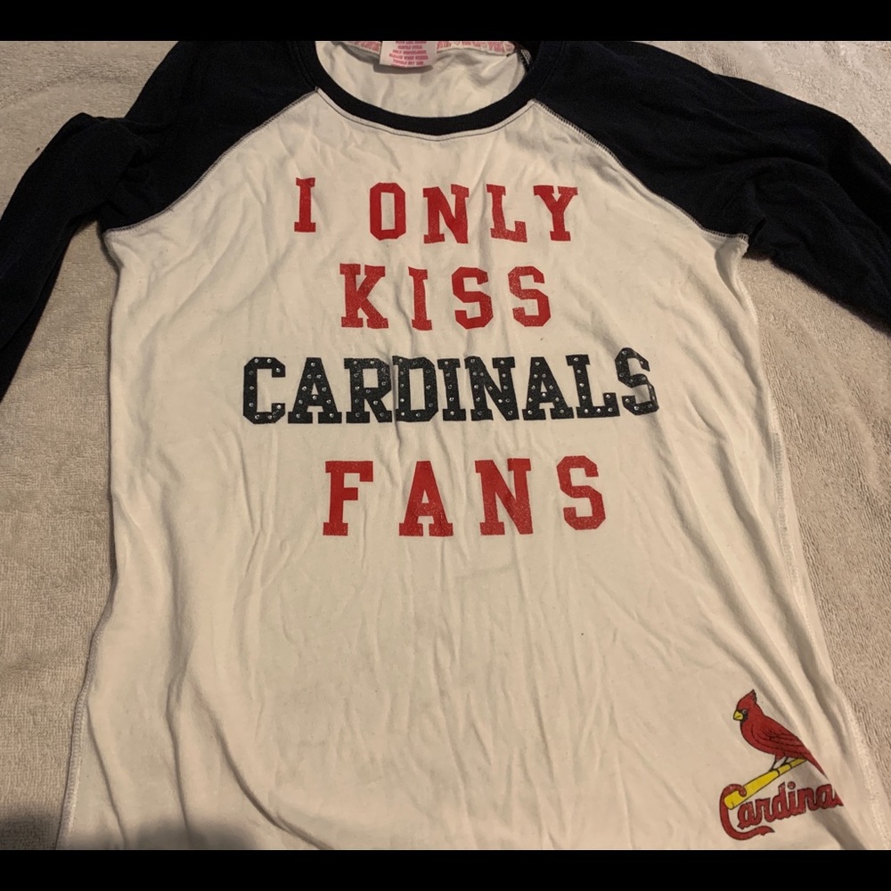 VS pink Cardinals tee Size Medium